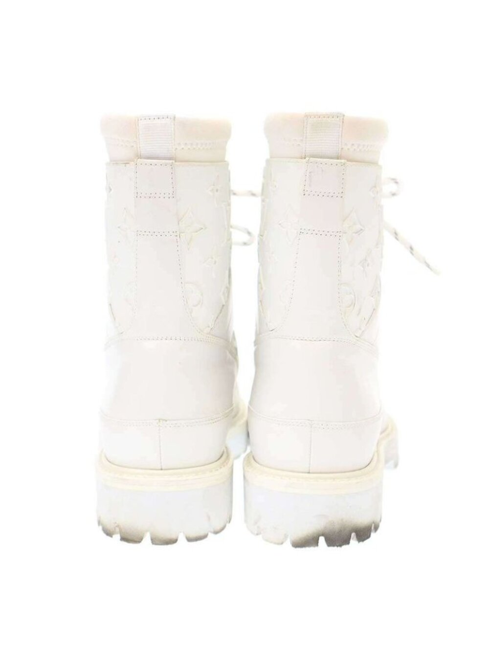 Louis Vuitton 20 SS Landscape Line Monogram Boots 7 White - Picture 3 of 8